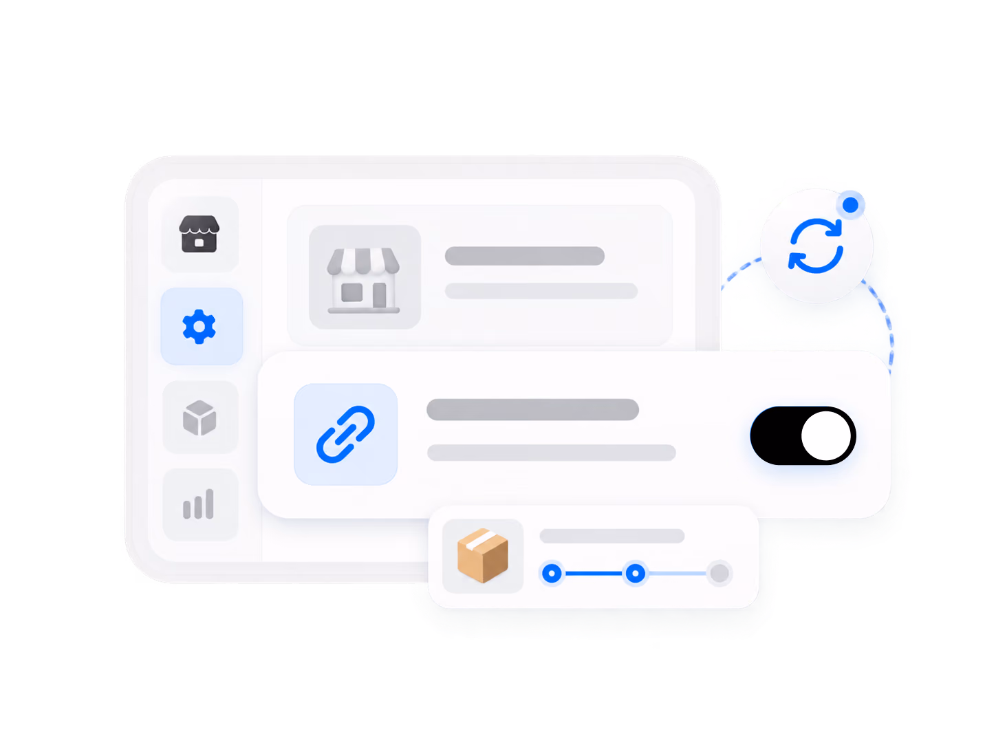 Enabling automatic tracking sync in store settings