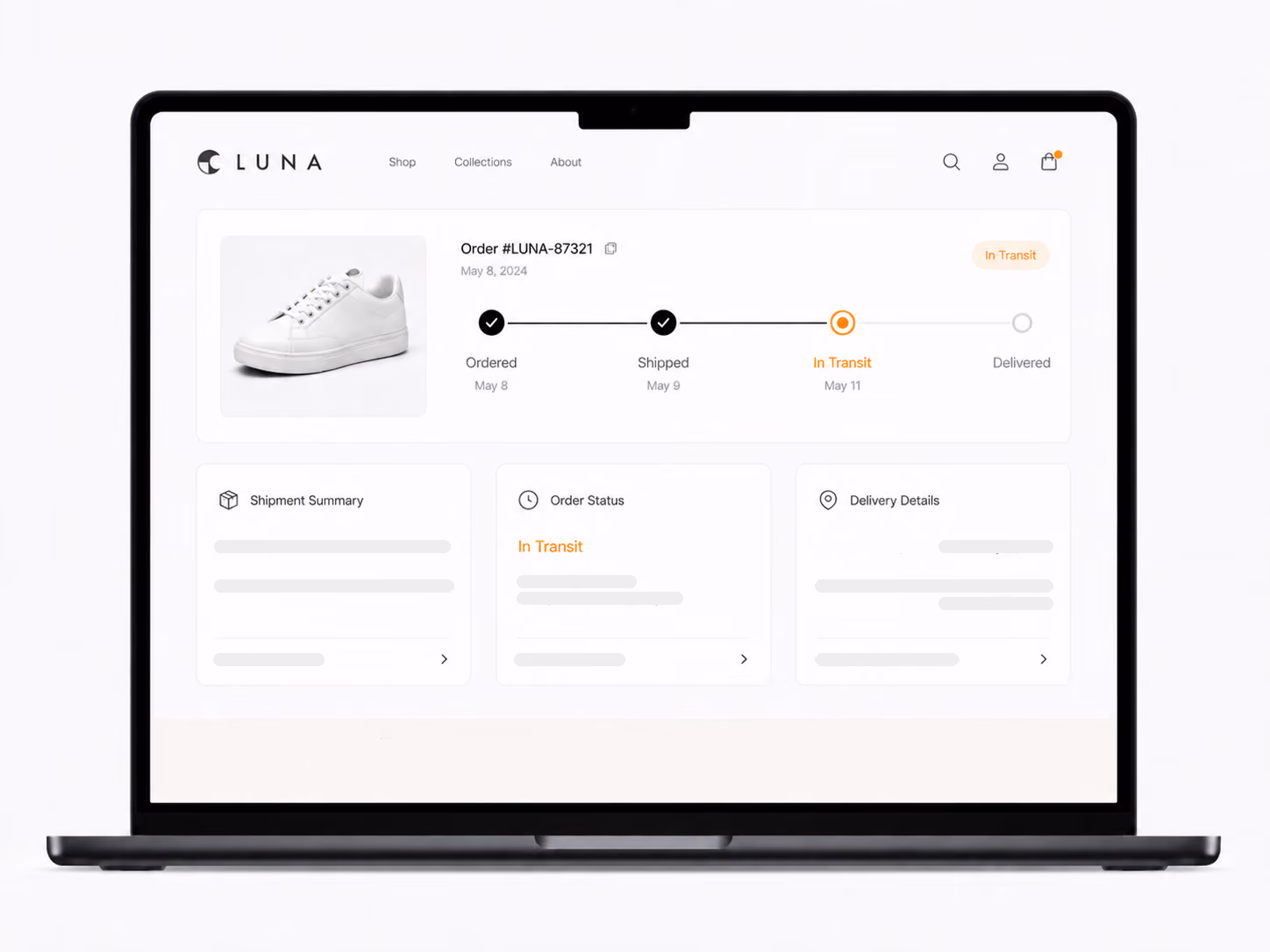 DSers Branded Tracking Page workspace for on-brand delivery updates