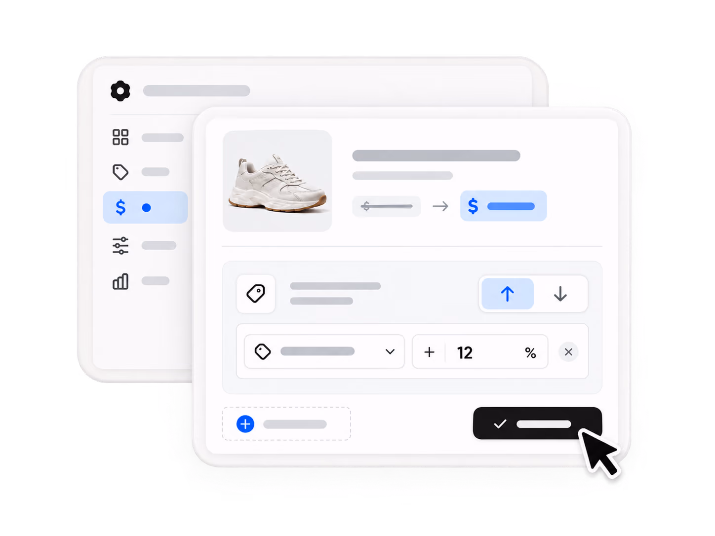 Setting a pricing rule under Pricing Settings