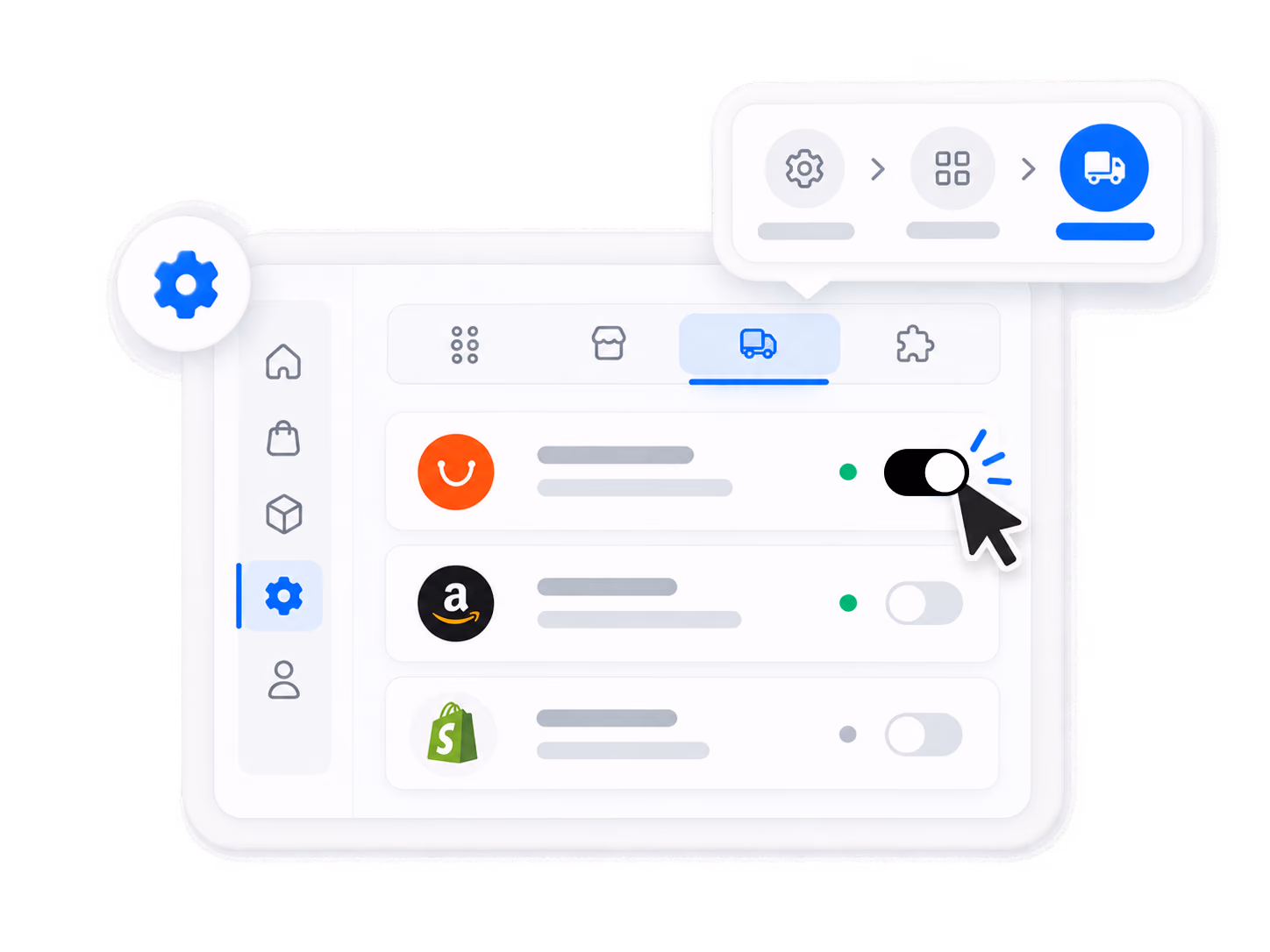 Supplier tab in Application Management settings