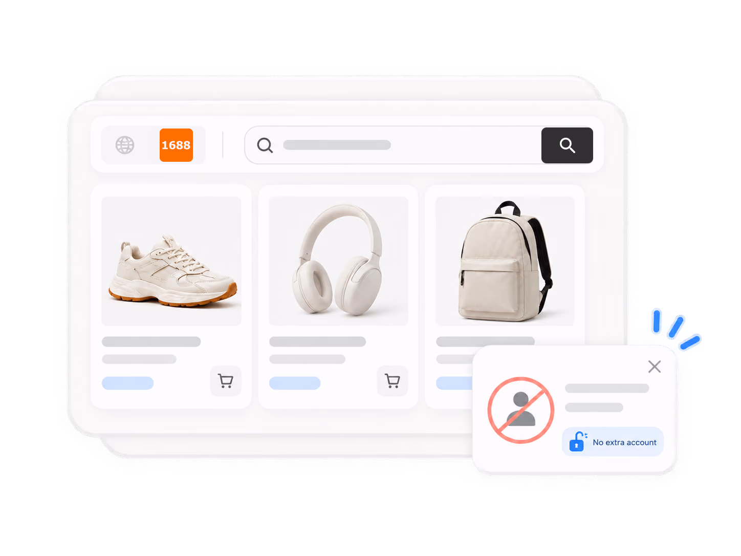 Browsing 1688 Dropshipping in Find Products