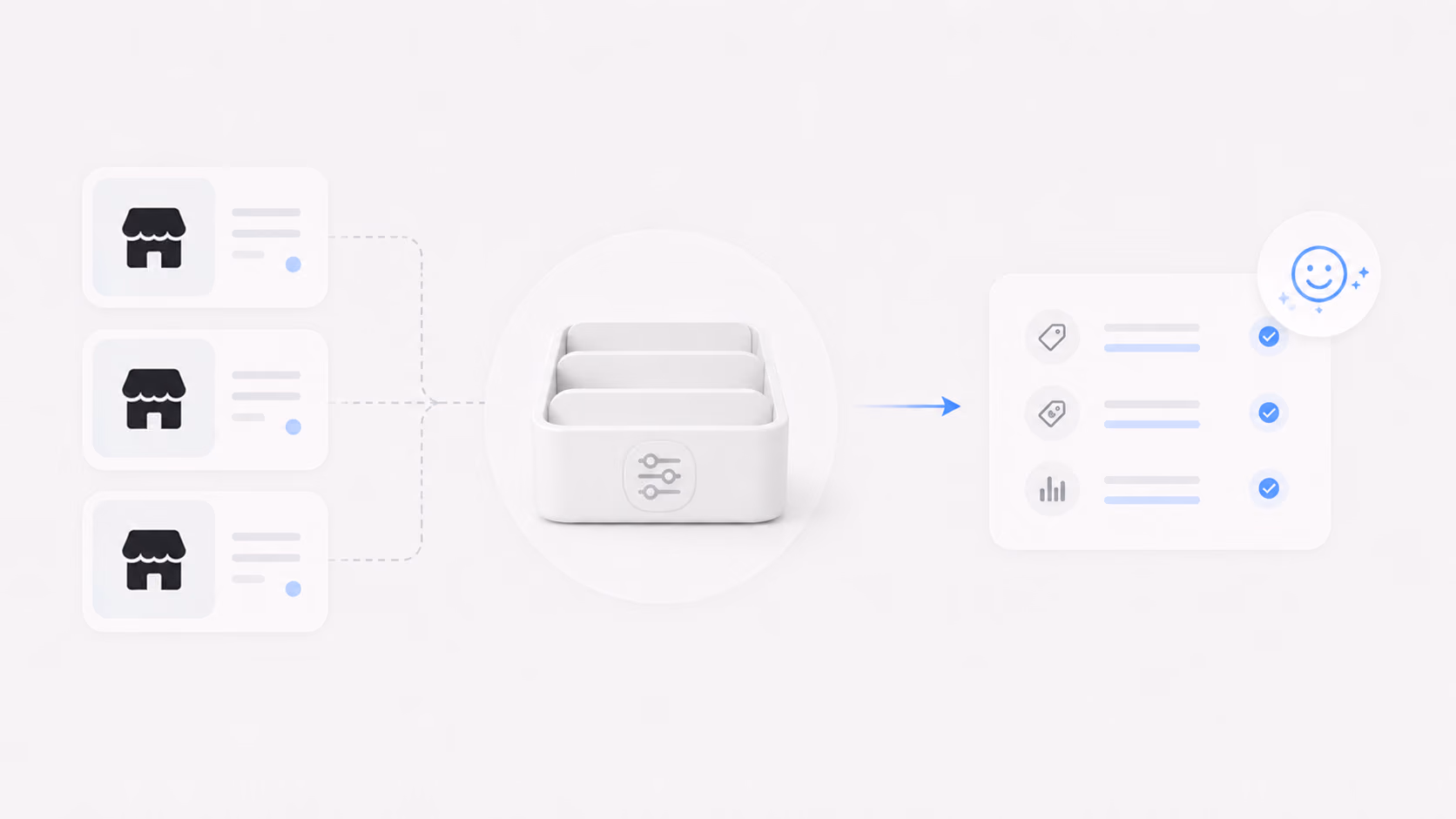 Multiple connected stores managed from one DSers dashboard