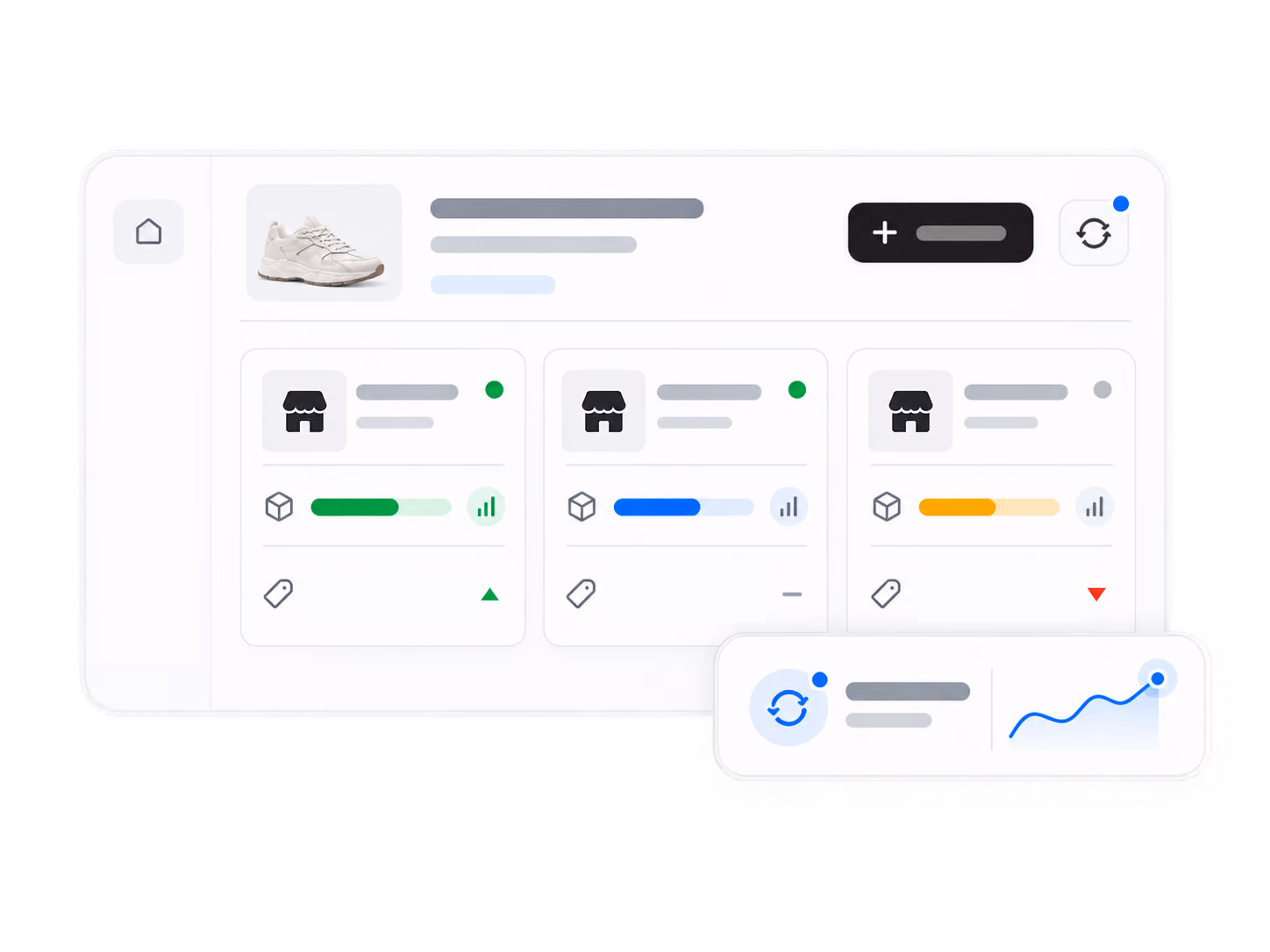 Monitoring inventory and pricing per store from one dashboard