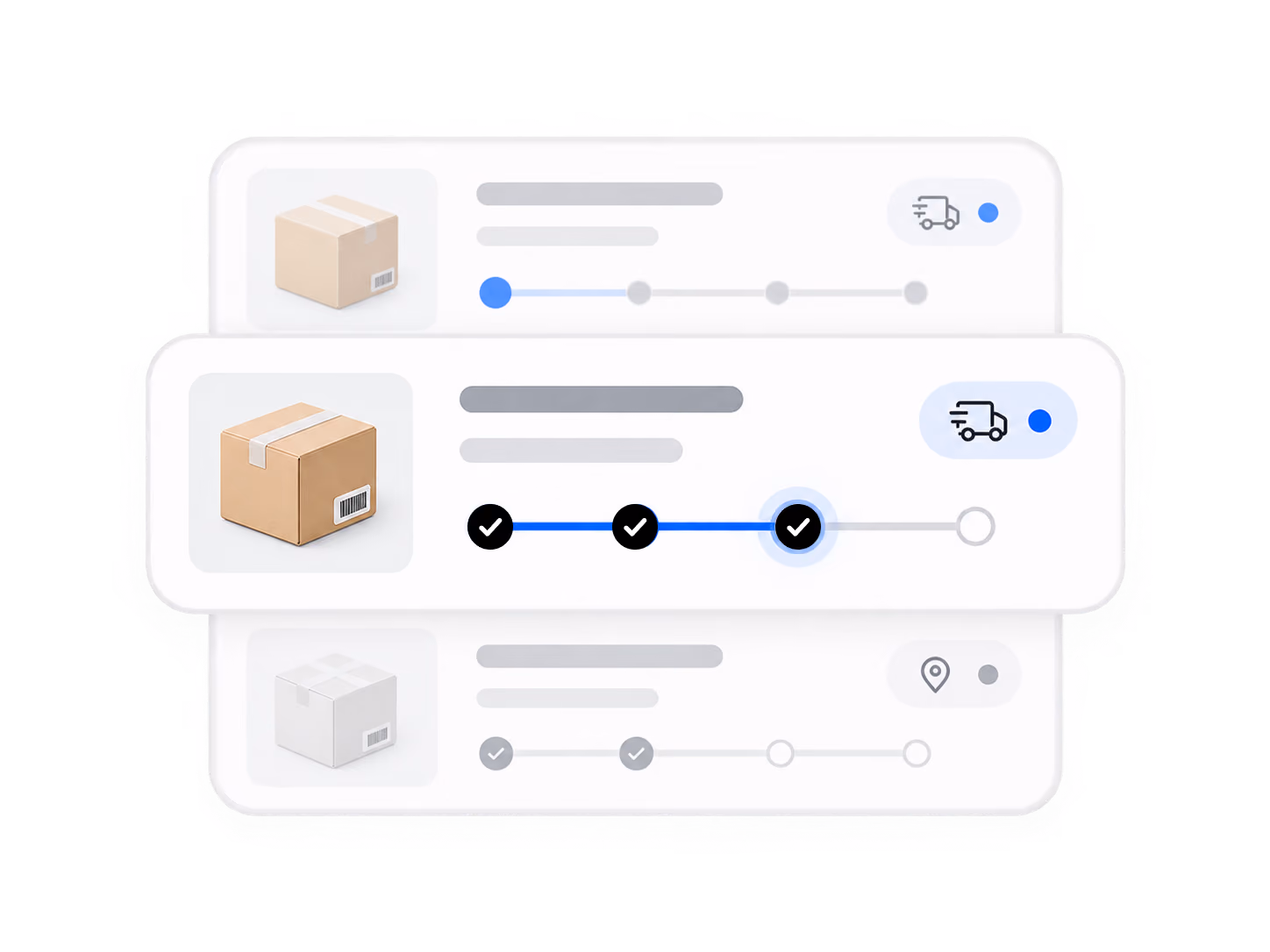 Watching the tracking dashboard for live shipment status