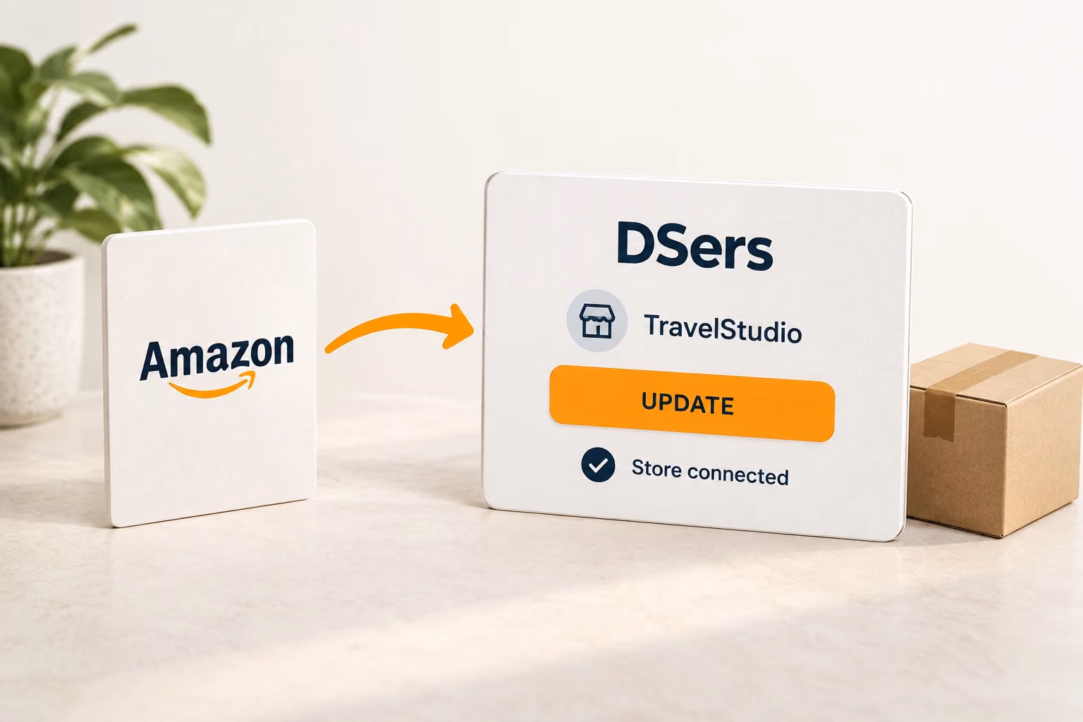 Returning to DSers and selecting UPDATE to synchronize the store connection.