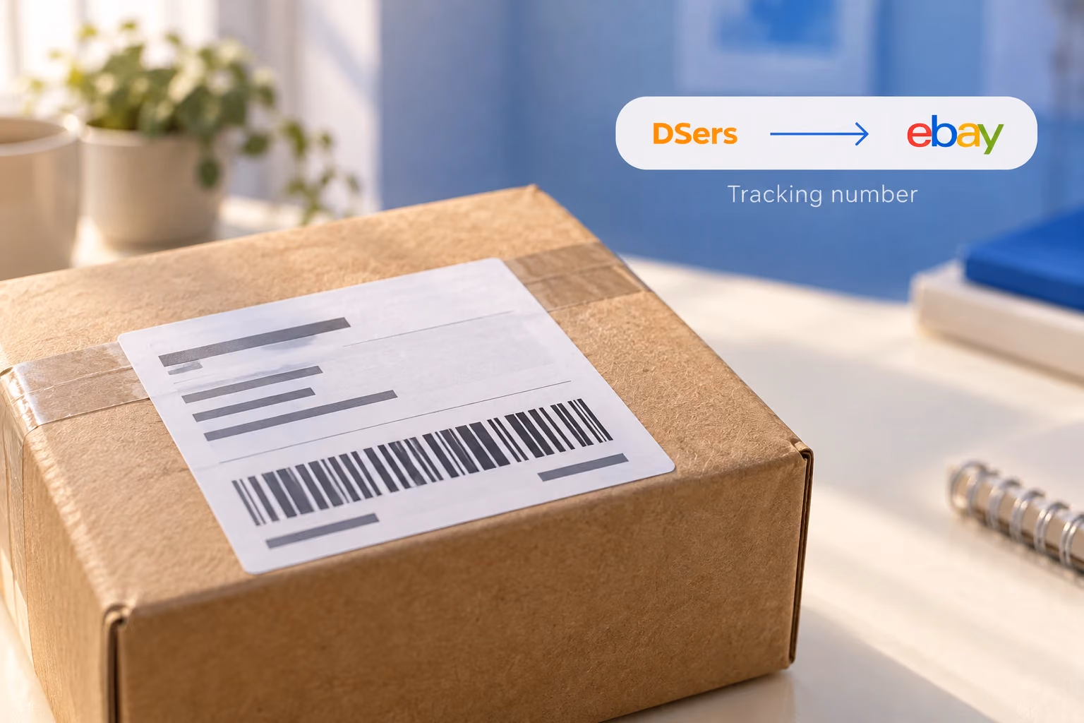 Parcel tracking information flowing from DSers to eBay