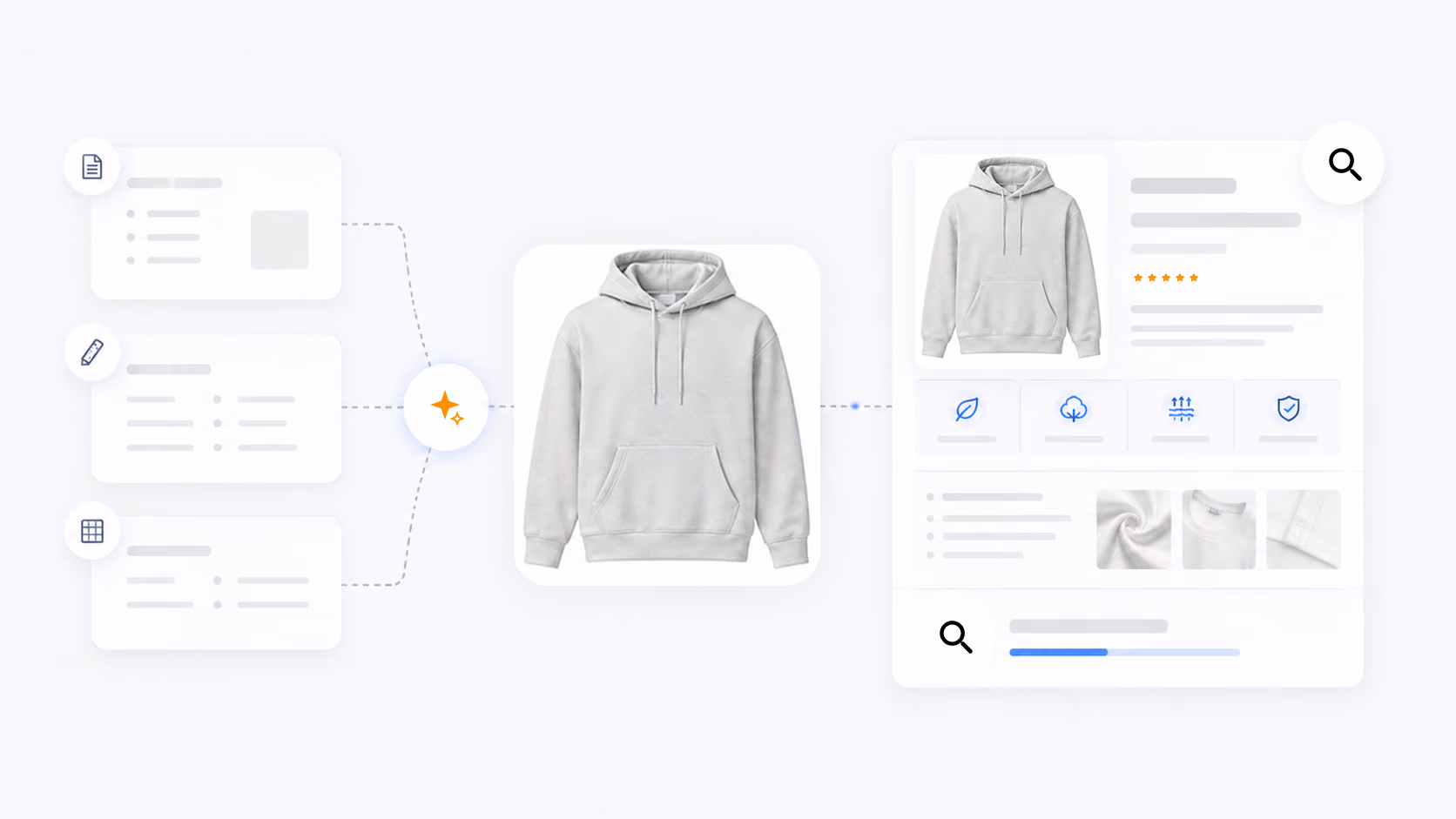 AI product information optimization and multilingual publishing workflow