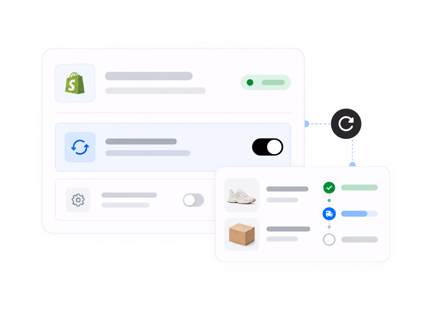 Enabling order status sync in store connection settings