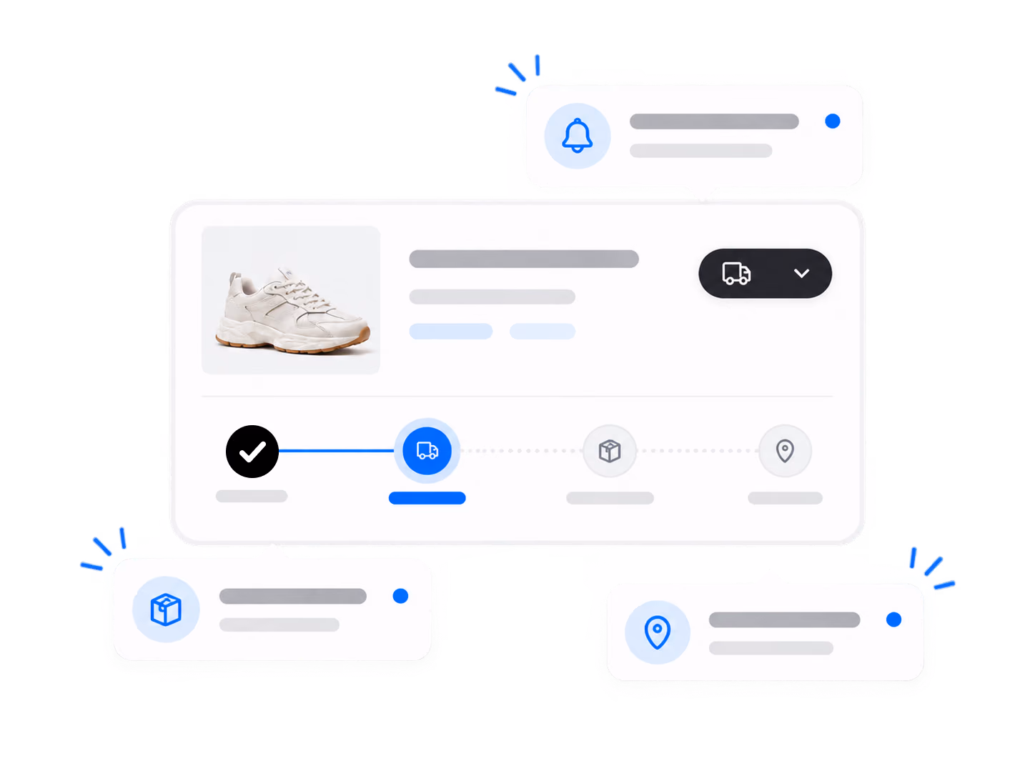 Customers receiving timely notifications at each order stage
