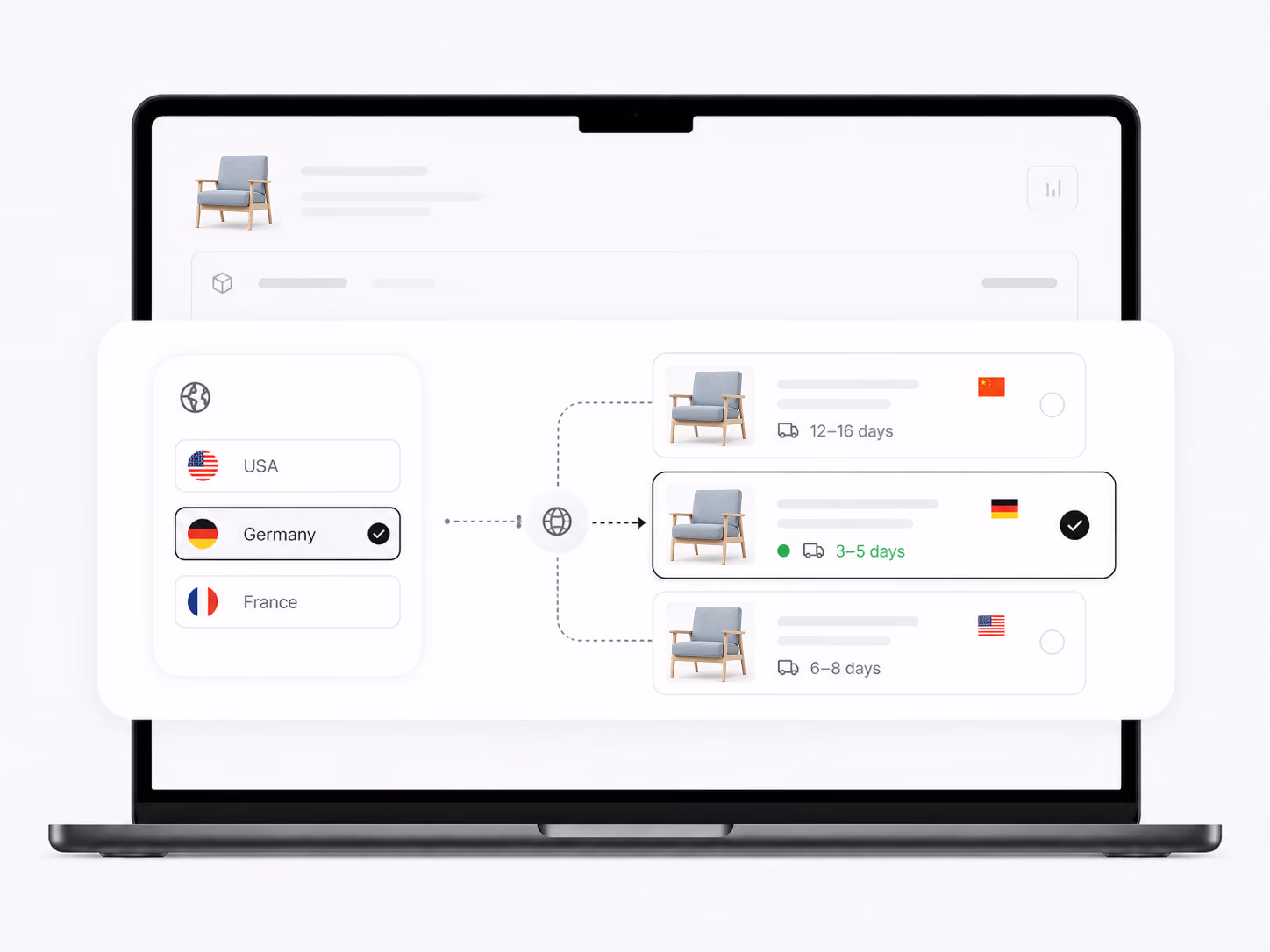 DSers Country-Based Supplier Selection workspace