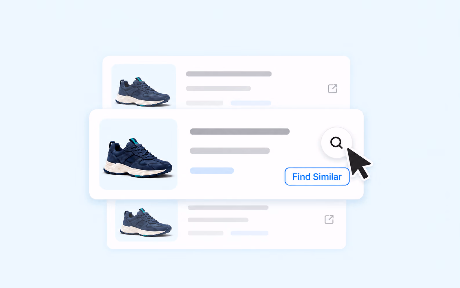 The Find Similar action on a DSers product card