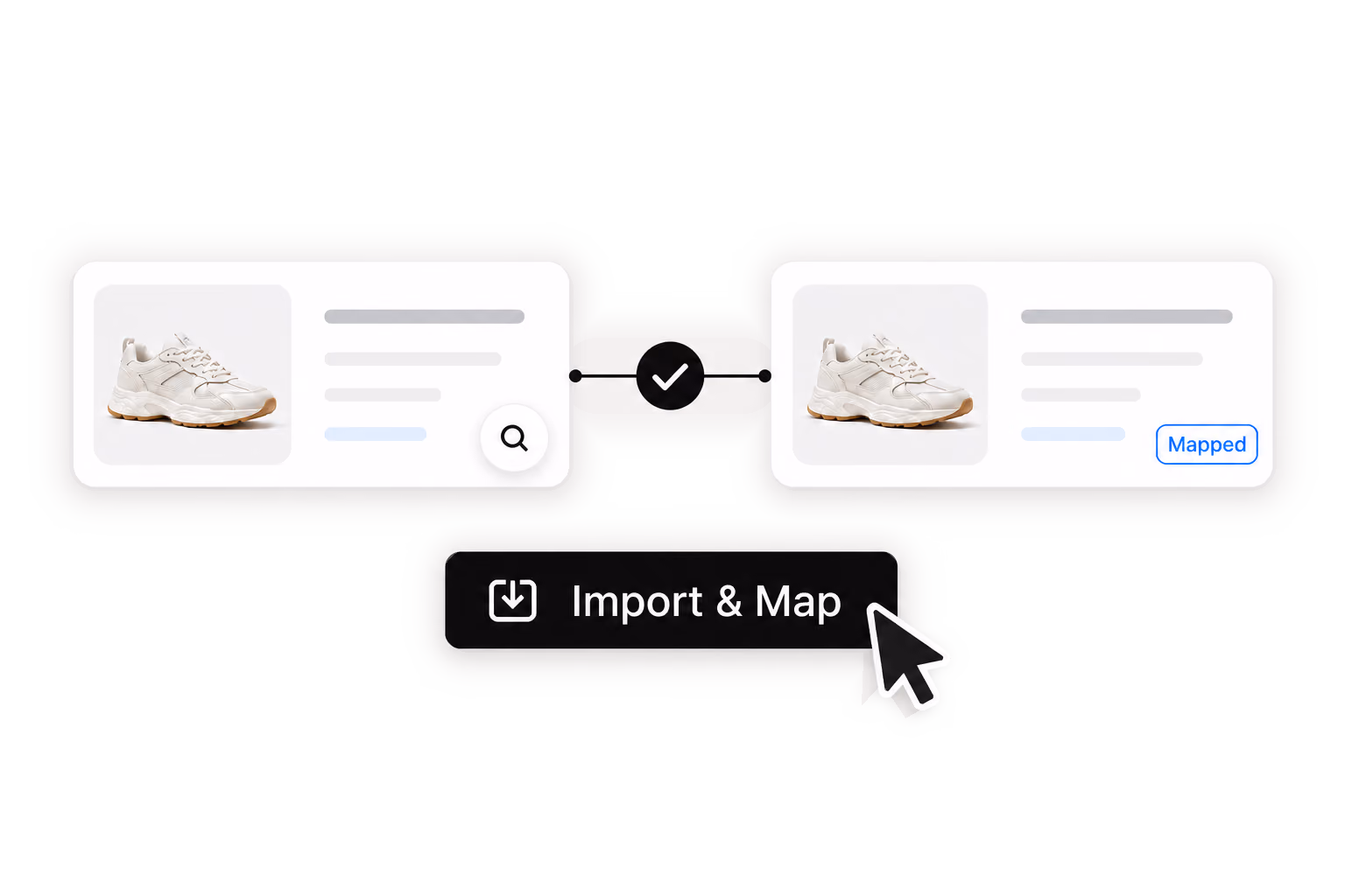A better supplier imported and mapped to the store product