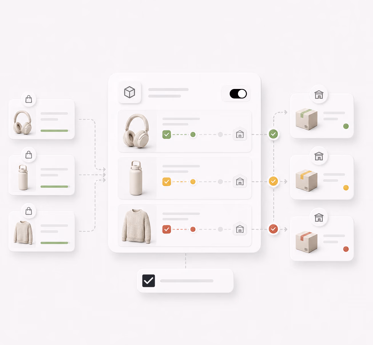 Stock workflow in the DSers interface