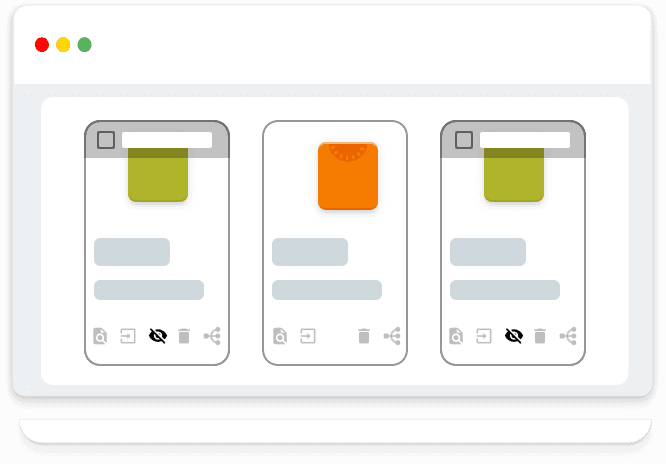 Easy hide products workflow