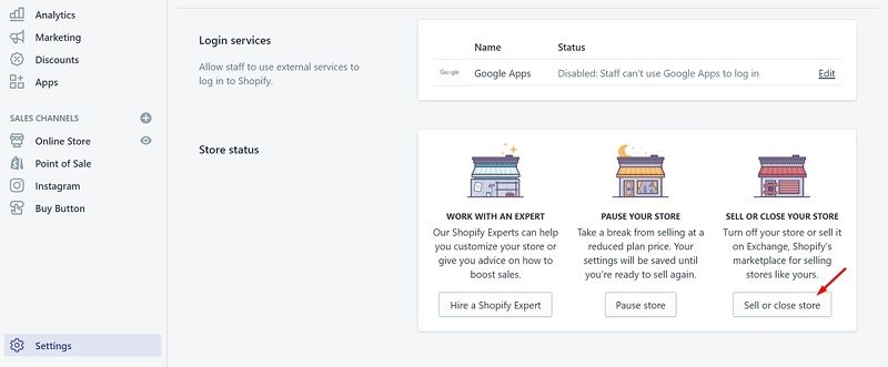 Shopify Store Status - DSers