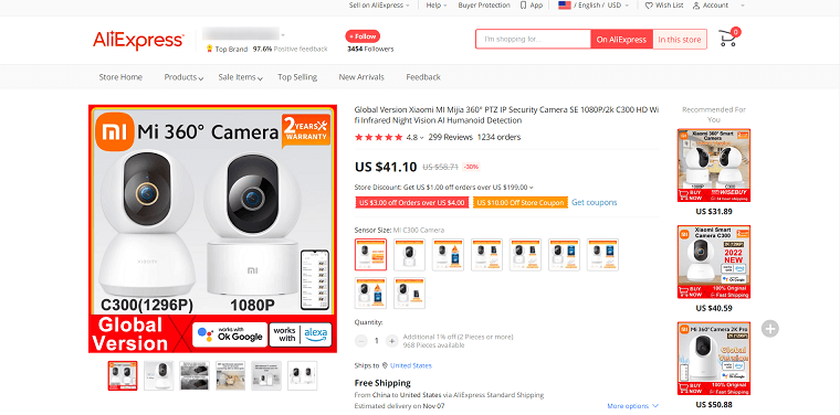 13. Home Security IP Cameras - DSers