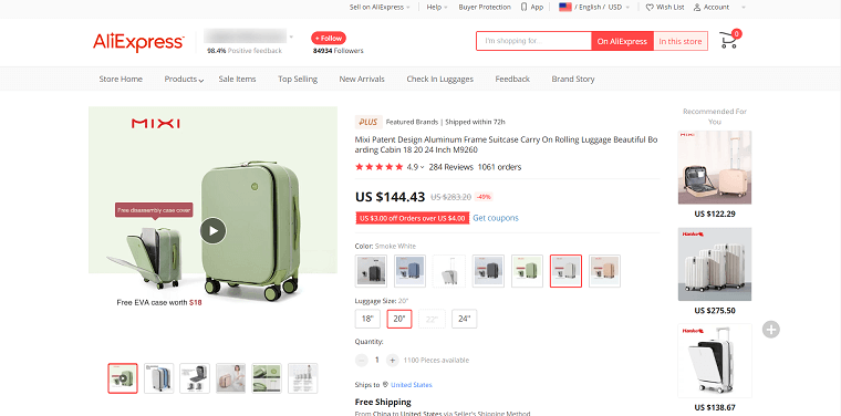 4. Luggage and Travel - DSers