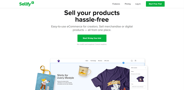 Sellfy Homepage - DSers