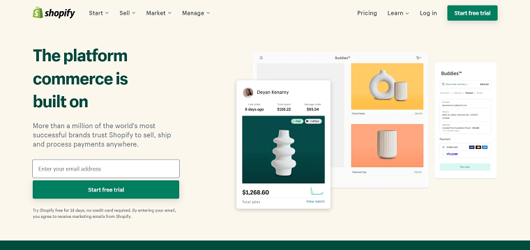 Shopify Homepage - DSers