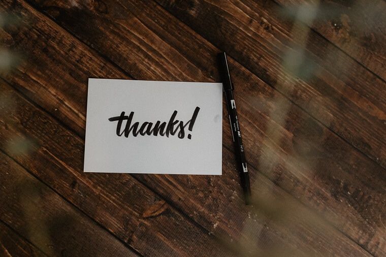Thank-you message - DSers