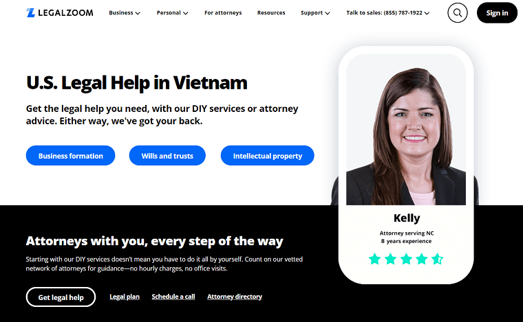 LegalZoom Homepage - DSers