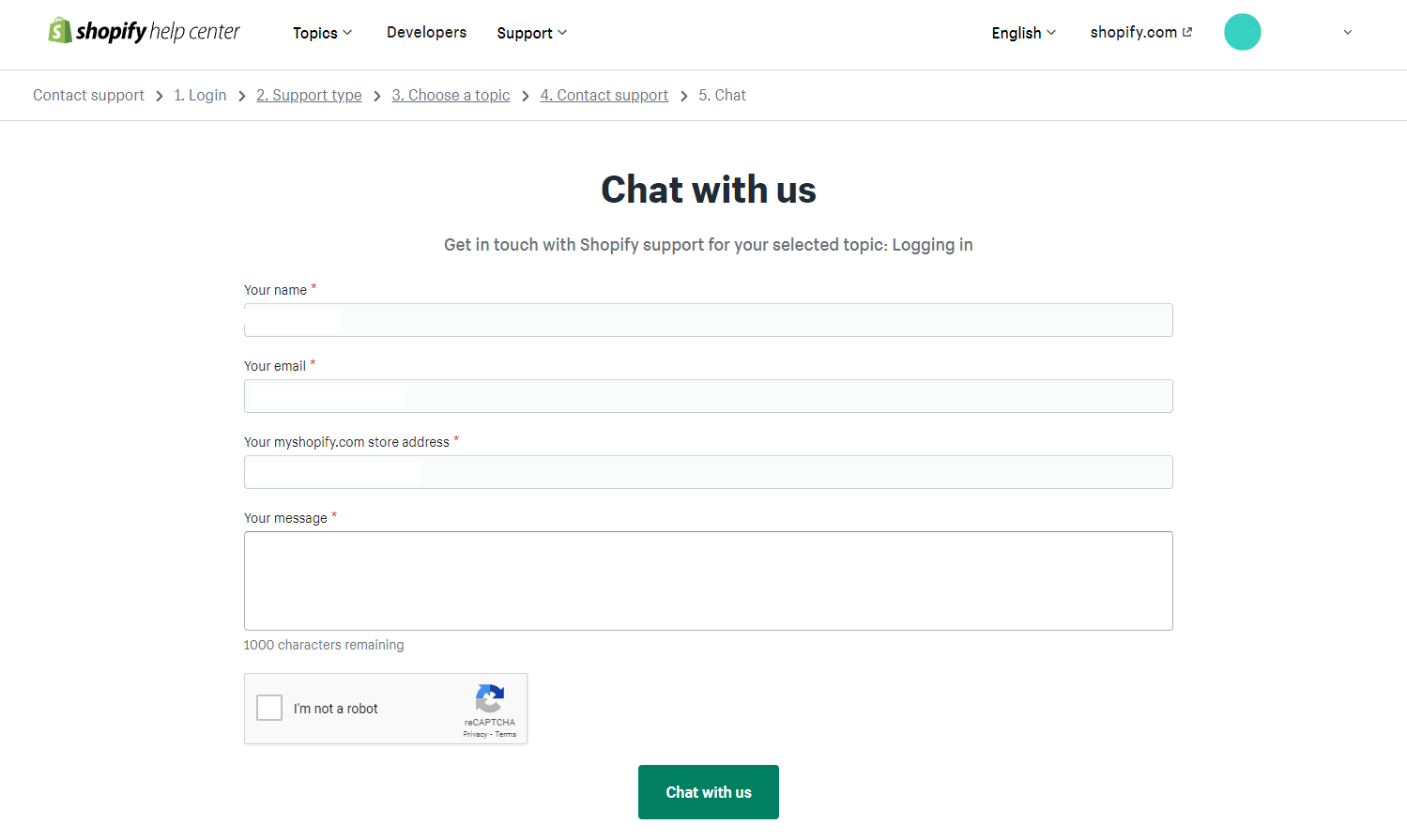Click on Chat with us - DSers