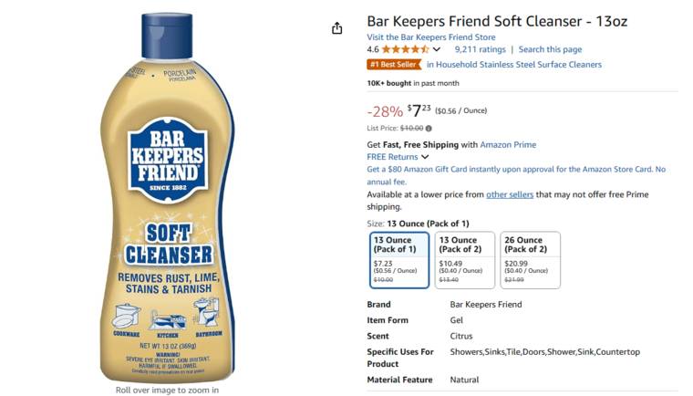 Bar Keepers Friend - DSers