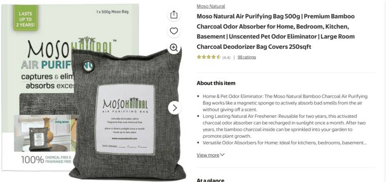 Moso Natural Air Purifier Bag - DSers
