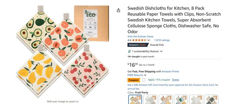 Reusable paper towels - DSers