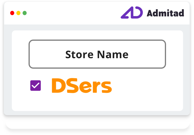 DSers Dropshipping Admitad Affiliate Account