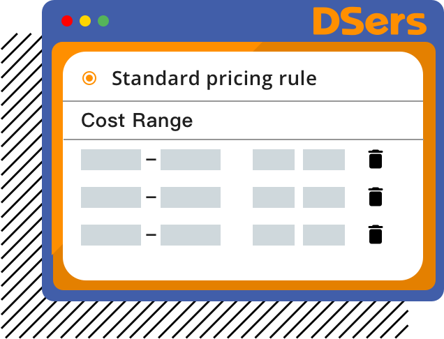 DSers Dropshipping Automatic Pricing Standard Pricing Rule